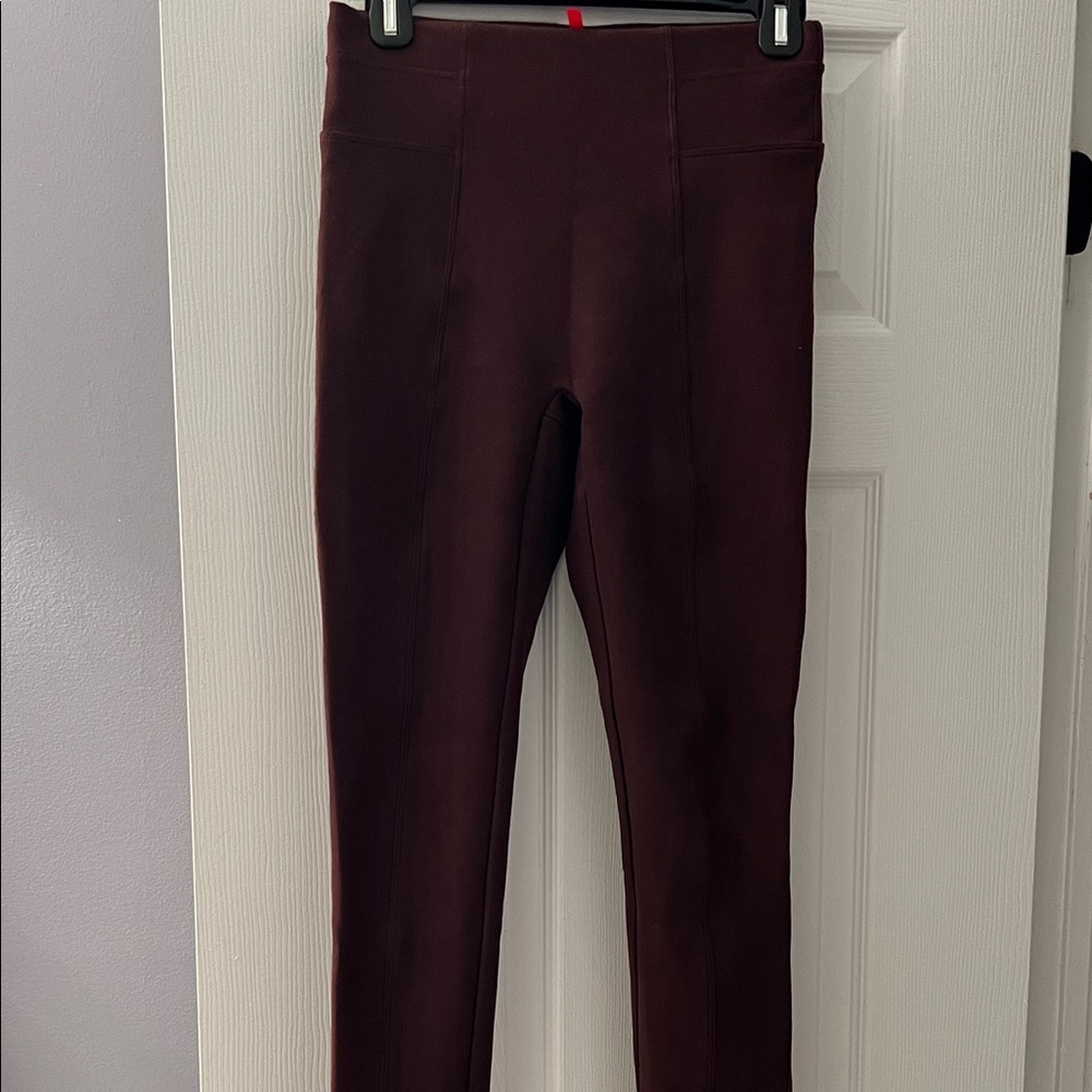 SPANX Women's Skinny Pants in Dark Brown